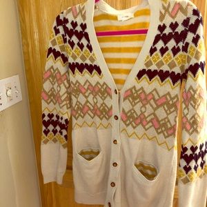 Anthropologie fiets voor 2 sweater cardigan